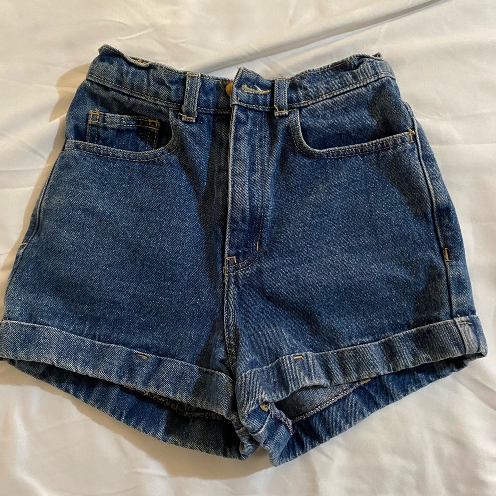 American Apparel Jean Shorts